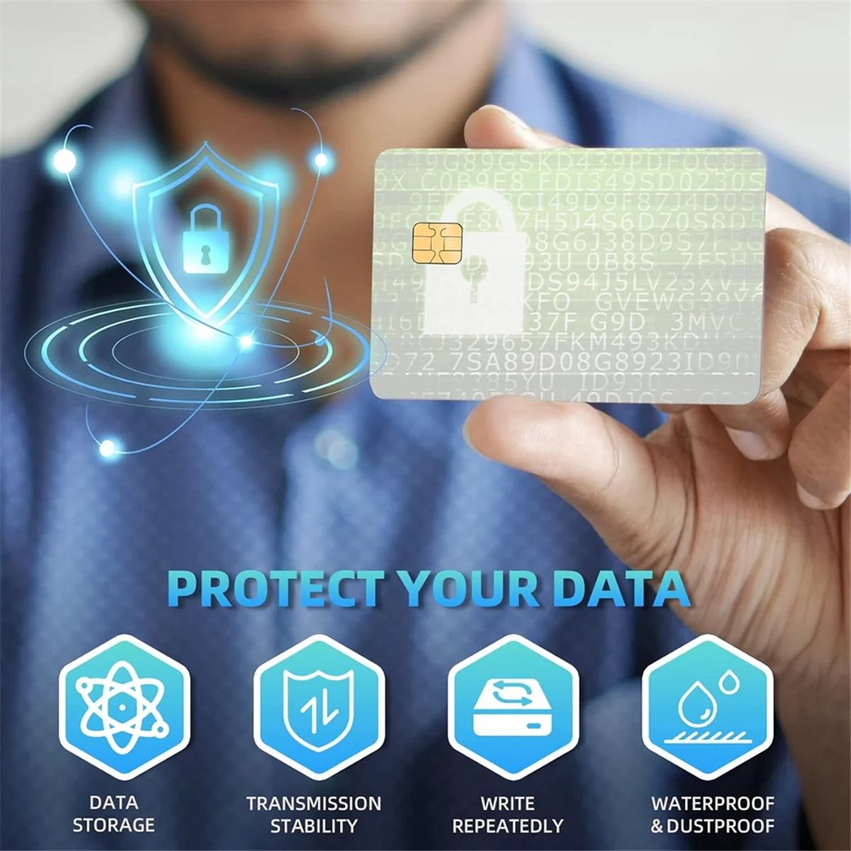 بطاقة J3R150 Chip Java JCOP - بطاقات JCOP4 ذات واجهة مزدوجة غير مدمجة، مع وظيفة EMV، عبوة واحدة #6