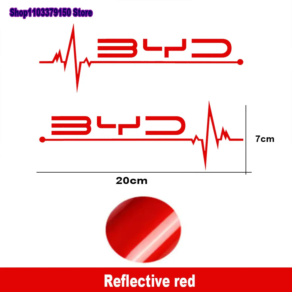 2pcs Car window Sticker For BYD Atto 3 EV Yuan Plus Song Plus Dmi Dolphin Seal Tang Han Qin F3 E6 Act