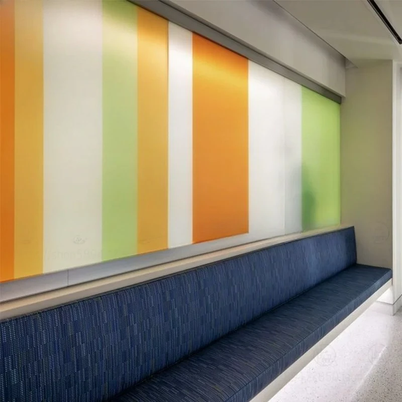 Light luxury acrylic wall sofa background wall decoration for hotel sales office wall art installation