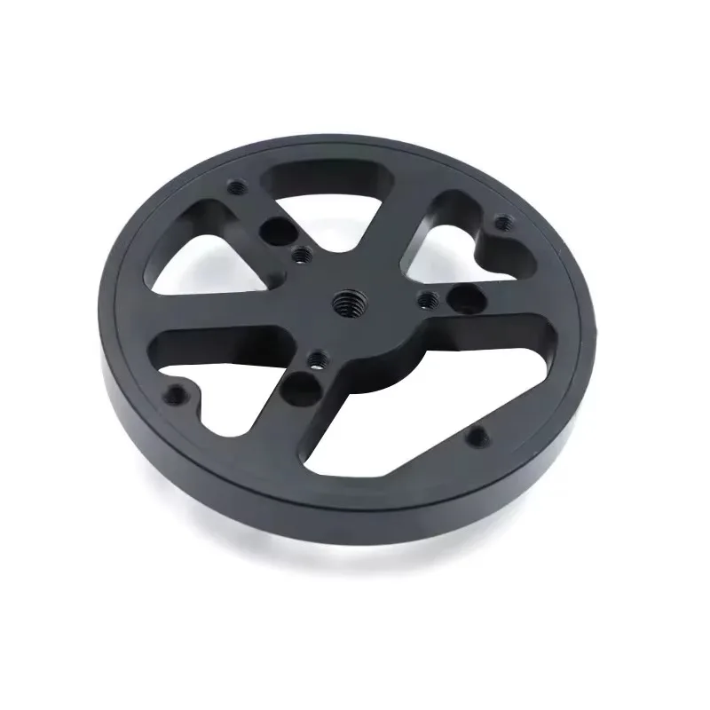 optical-equatorial-mount-adapter-plate-for-eq3-eq5-mounts-3-8-inch-tripod-compatible-black-silver