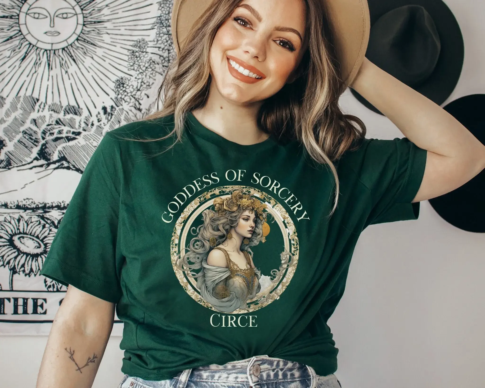 Circe Shirt Greek Mythology  Greek Goddess Of Sorcery Dark Academia Clothing Witch Bibliophile