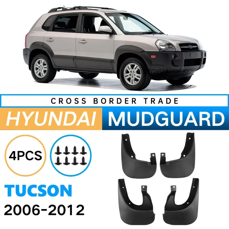 For Hyundai Tucson 2005 2006 2007 2008 2009 Fender Mudflaps Splash Guards Mudguards Mud Flaps Car Accessories