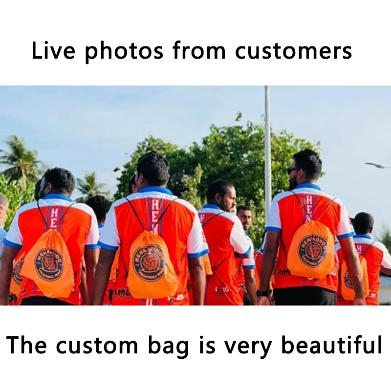 Custom Drawstring Backpack Bag Printing Logo Wholesale Schoolbag Promotional Outdoor Casual Gym Sport Waterproof Football Bag