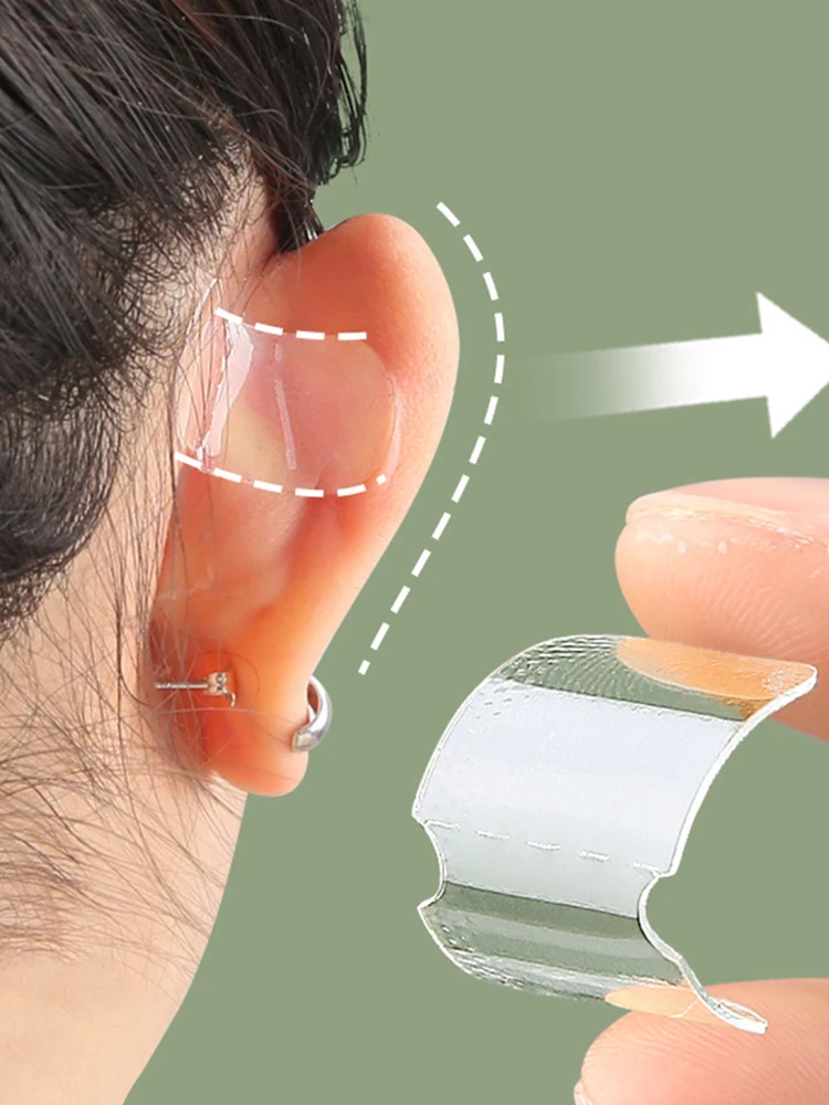 60 Pcs Cosmetic Ear Corrector Solves The Problem of The Big Ear Aesthetic Correctors Self Adhesive Floppy Ear Corrector Ear Tape