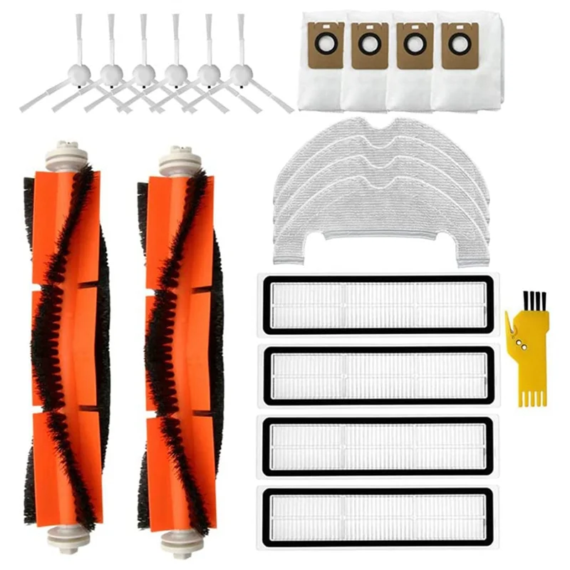 

Replacement Accessories Kit for Xiaomi Dreame BOT Z10 Pro L10 Plus Robot Vacuum Cleaner Main Side Brush Filter Mop Bags