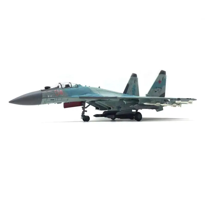 

1/100 New Arrival Special Price Diecast Metal Russian Su-35 Fighter Model Furniture Display Collection Military Toys Children