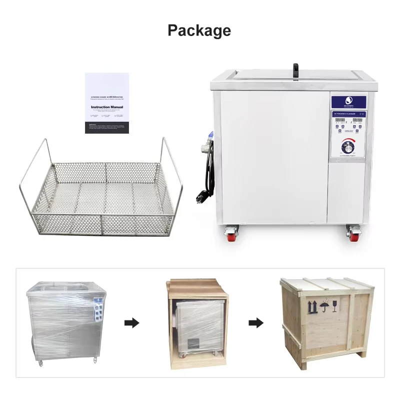 240ST 77L industrial ultrasonic cleaning machine 1200W , suitable for hardware, electronics, semiconductor, electroplating