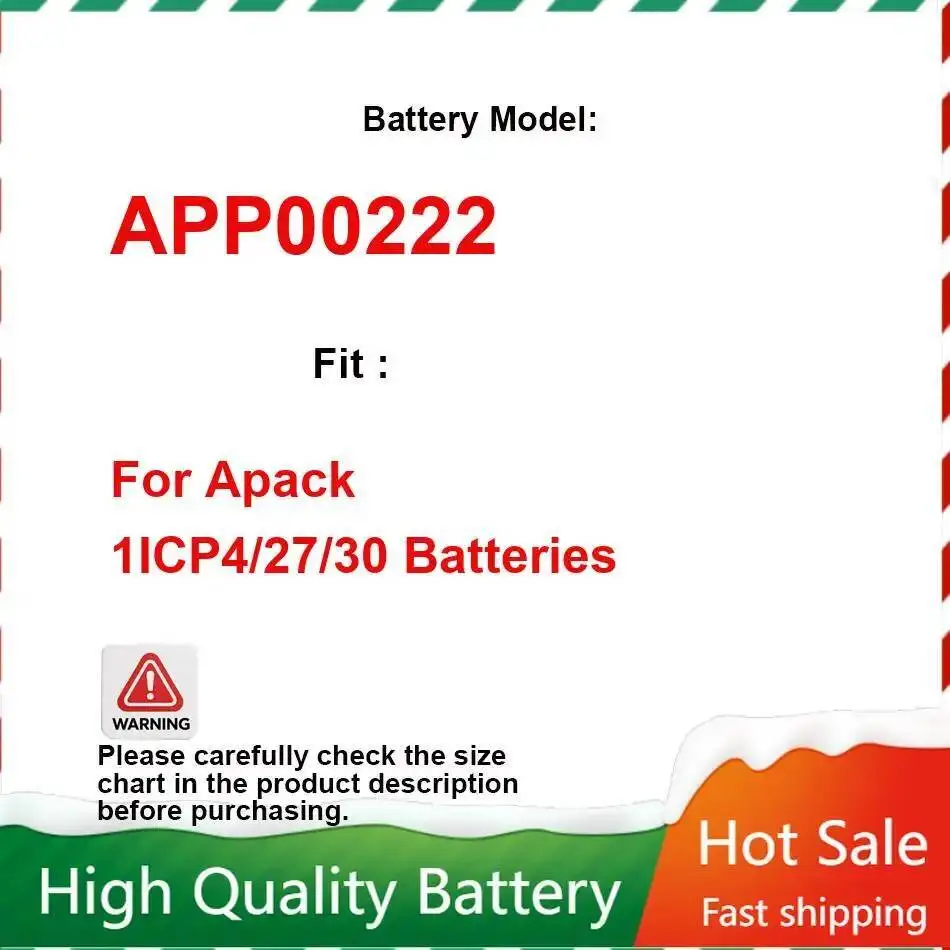APP00222 Battery for Apack Fossil Explorist Gen 3 ART5004 Fossil Q Explorist 3rd Generation Smart Watch 3.8V 370mAh Batteries