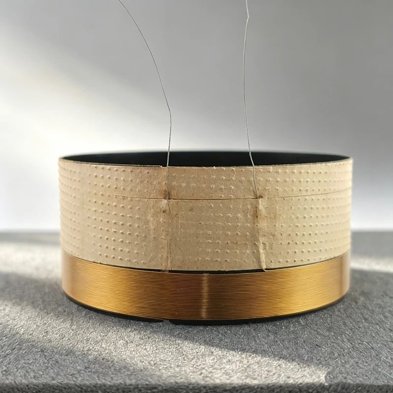 1PCS 76.2Core Bass Voice Coil 76.2mm For B&C 10MD26-8 Subwoofer Speaker 8Ohm With Inner and Outer Winding Fiberglass Skeleton