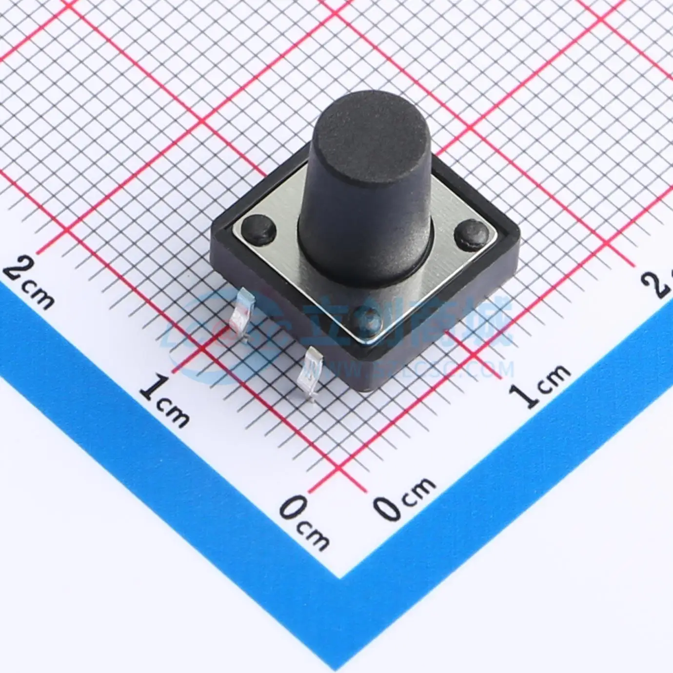 134pcs K2-1103DP-Q4SW-04 -4P 12x12mm SPST 2.5N Tactile Push Button Switch