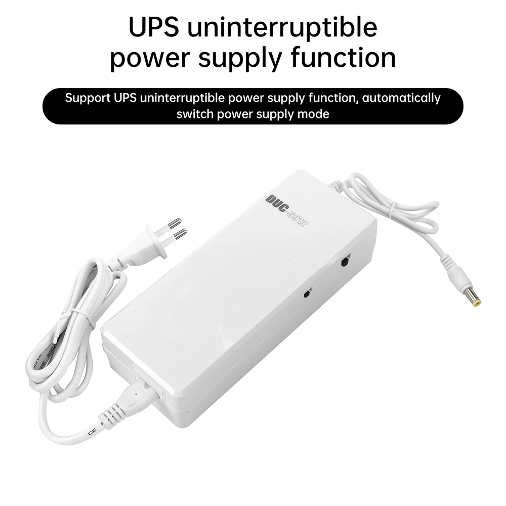 1 إلى 3 محول الطاقة التيار المتناوب 110 فولت 220 فولت إلى تيار مستمر 5 فولت/9 فولت/12 فولت الجهد العاكس محول جهد كهربي 7500 مللي أمبير وحدة الطاقة في حالات الطوارئ UPS وحدة #2