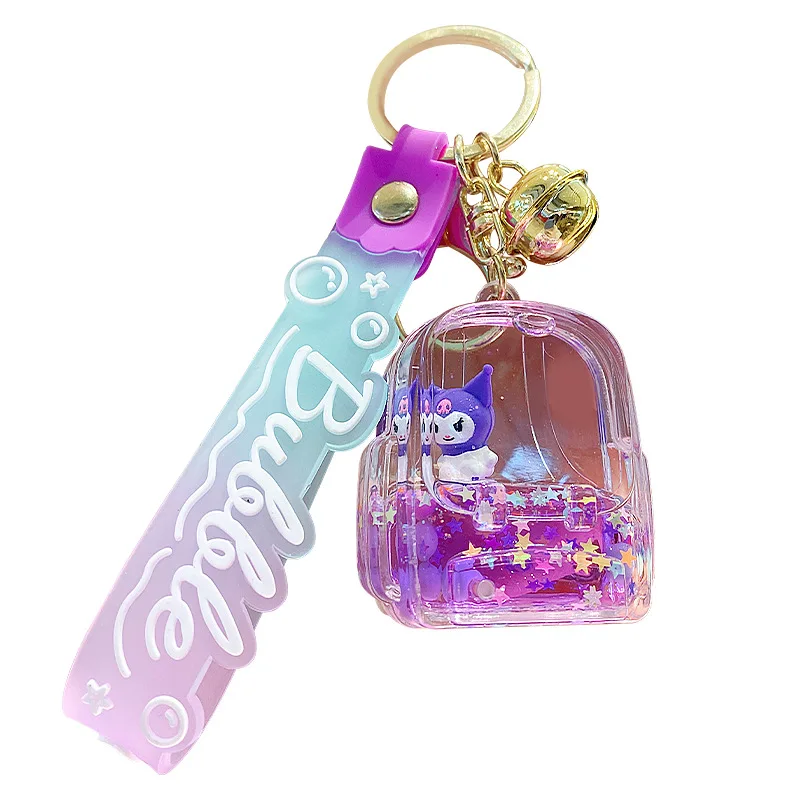 

2025 г., мультяшная сумка Sanrio, милый брелок Kuromi My Melody, кукла, сумка с зыбучим песком, подвеска, красивые подарки. Sanrio