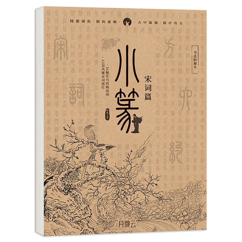 Seal Script Basics Simplified Traditional Comparison Copy Book Seal Writing Brush Copybook Tracing Calligraphy Practice Book