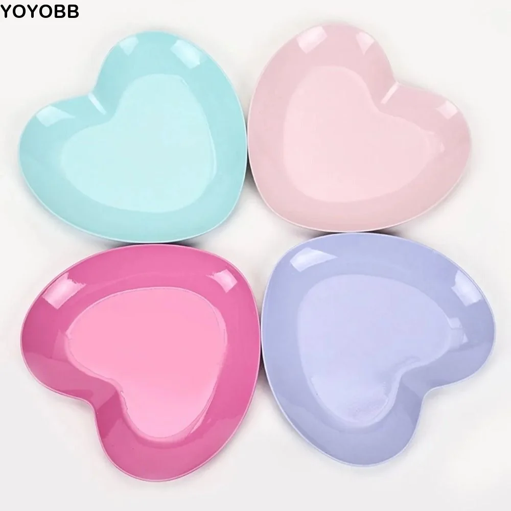 Stainless Steel Nail Tool Storage Tray False Nails Dish Tools Solid Color Nail Art Tools Storage Plate Ellipse Square Shape