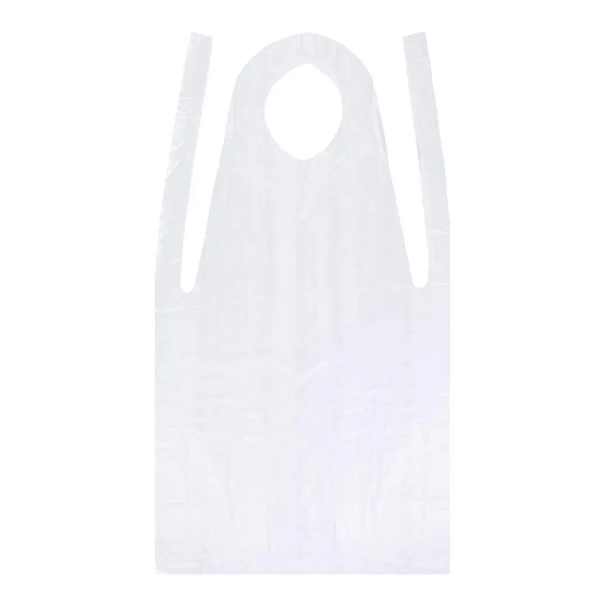 

100Pcs Plastic Aprons Waterproof Disposable Apron for Cooking Painting Hotpot Spill Stain Protection Lightweight