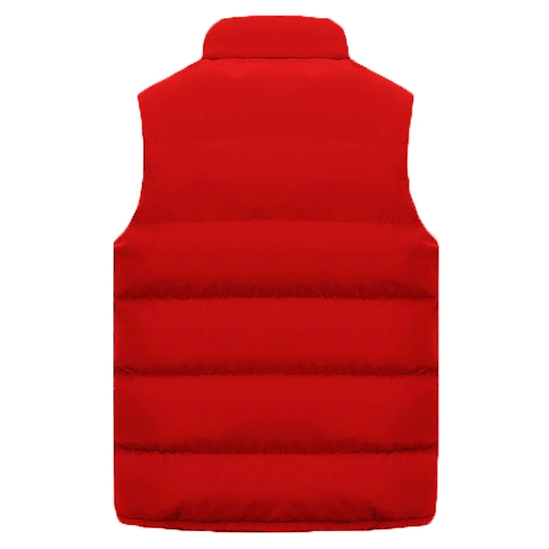 Men's Parkas Coat Autumn Winter Casual Solid Sleeveless Vests Jacket Coats Men Comfort Warm Lightweight Padded Jackets Vest 6XL