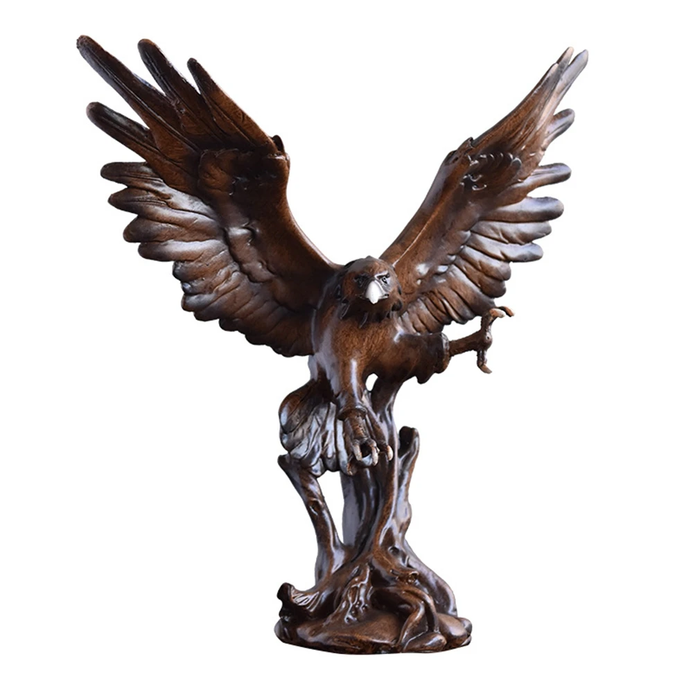 

American gold eagle ornament home foyer study company owner office Art Home Office Desktop Decoration Figurines Statues Decor