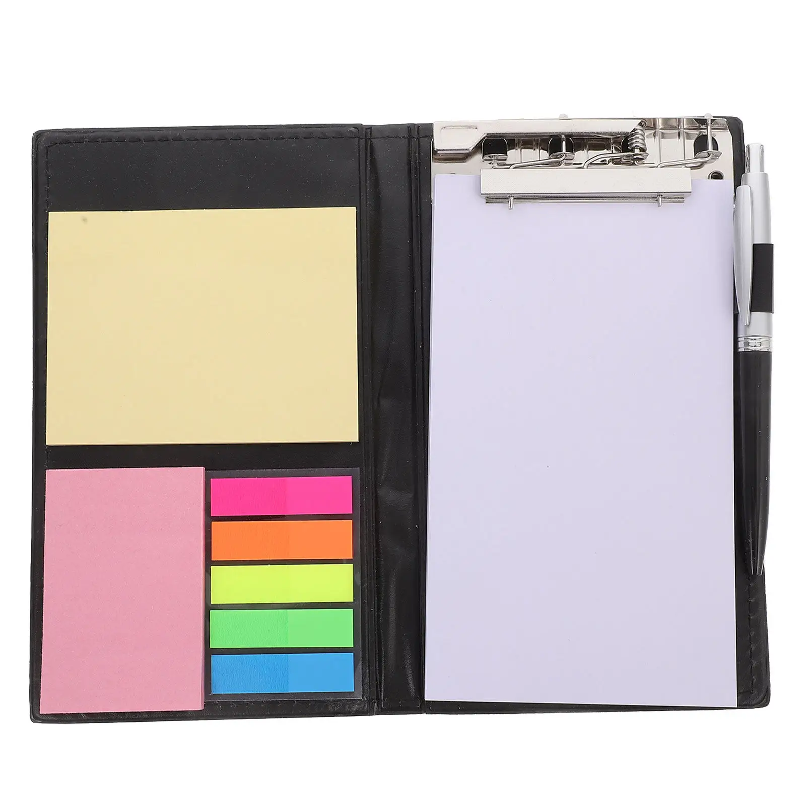 

Набор блокнотов с цветными индексными закладками и флажками-стрелками, портативный органайзер для заметок для офиса, школы, колледжа, из ПУ-кожи