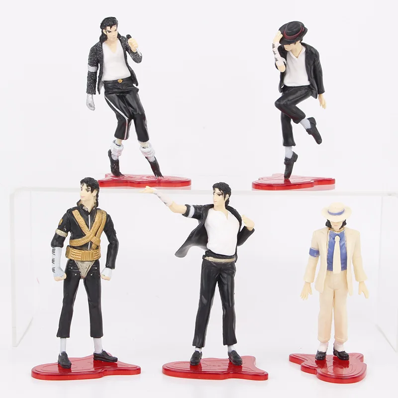 Michael Figure Statue Set Jackson Spacewalk Action Figure MJ Model Desktop Display Decor Home Ornament For Adult Music Fans Gift