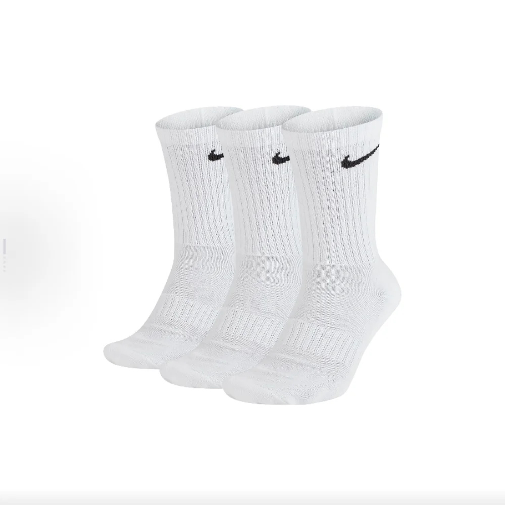 Nike Everyday Cushion Crew Logo Running Crew Socken Unisex Combo Pack Weiß SX7664-100 – Detail 8