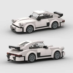 MOC Brick Technical Car Speed Champion Racer Building Block Sports Supercar Creative Garage Vehicle Technique Set Kids Toys Boys