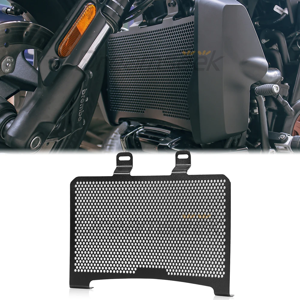 Radiator Guard Protector Shield Cover for Harley Sportster S 1250 RH1250 2021 2022 2023 Black Motorcycle Grille Water Tank Net