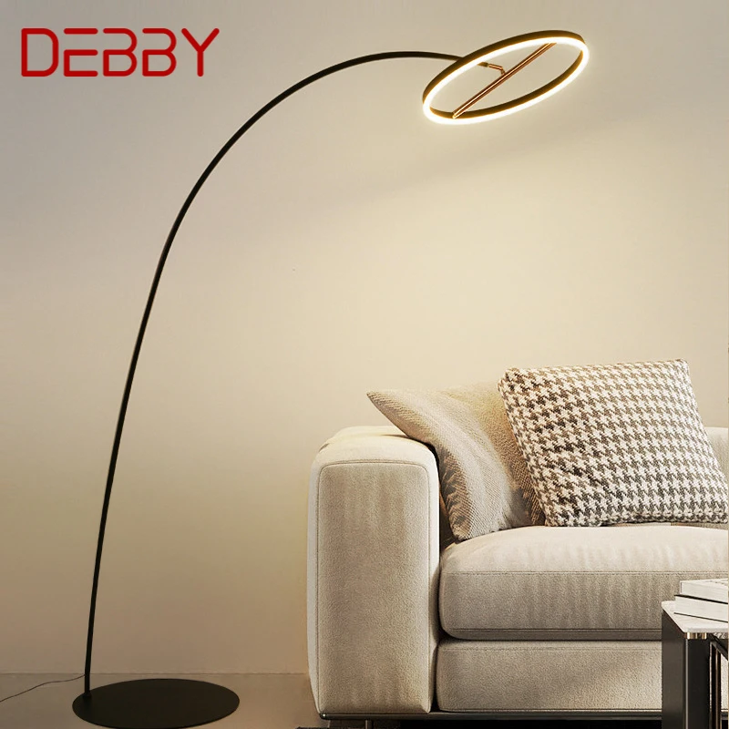 

DEBBY Nordic Fishing Floor Lamp ModernFamily Living Room Beside The Sofa Creative LED Minimalism Standing Light