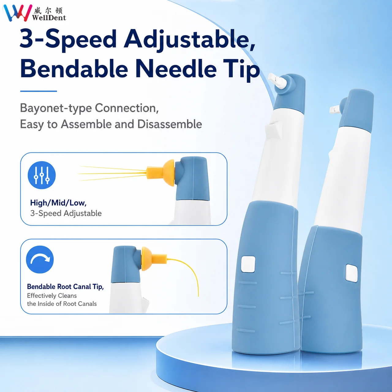 Dental Endo Activator Wireless LED Ultrasonic Root Canal Irrigator Endodontic Activator for Root Canal Treatment view 4