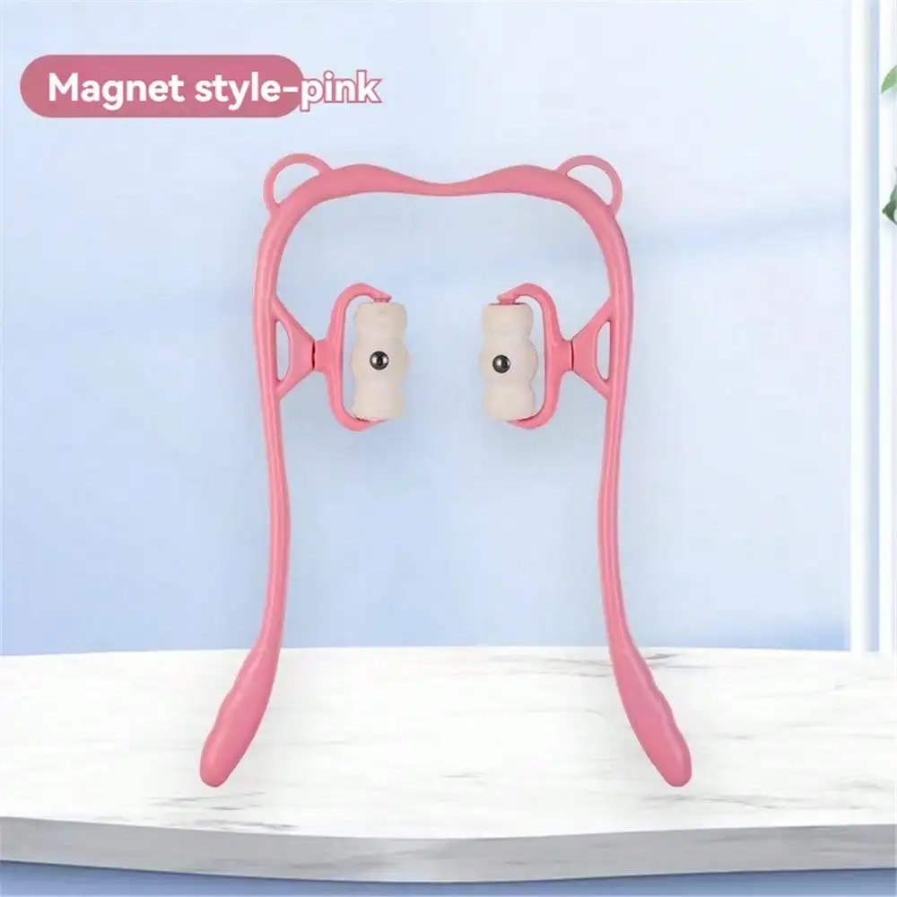 1pcs Manual 6-Wheel Neck Massager Magnet Massage Tool, For Neck & Shoulder, Head, Leg