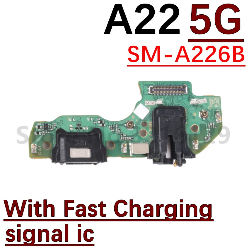 For Samsung Galaxy A22 4G/5G A02 A02s A12 A127 Dock Connector USB Charger Charging Port + Mainboard Main Mother Board Flex Cable