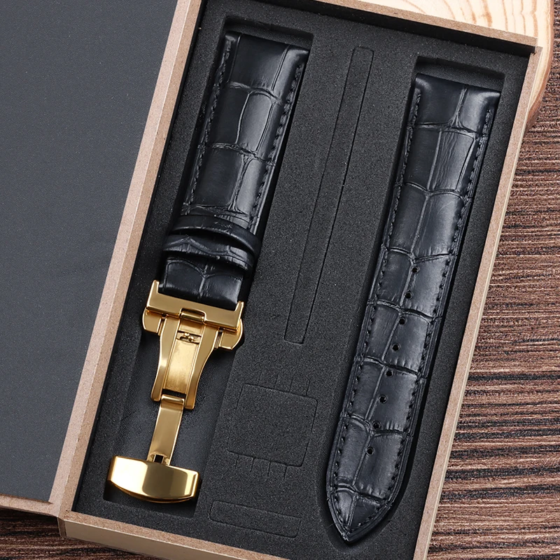 Genuine Cowhide Watch Straps with Box