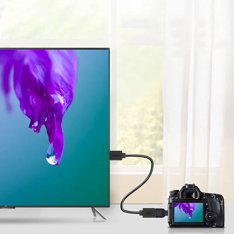 อะแดปเตอร์ Micro HDMI-HDMI หญิง (ประเภท A) To Micro HDMI ชาย (Type-D) ตัวแปลงอะแดปเตอร์แปลง