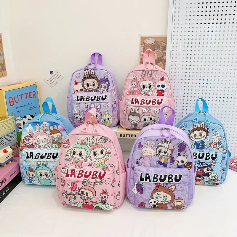 2024 New Children's Bag Labubu Trendy Cute Primary School Backpack Labubu Bag Kindergarten Fashion Breathable Backpack