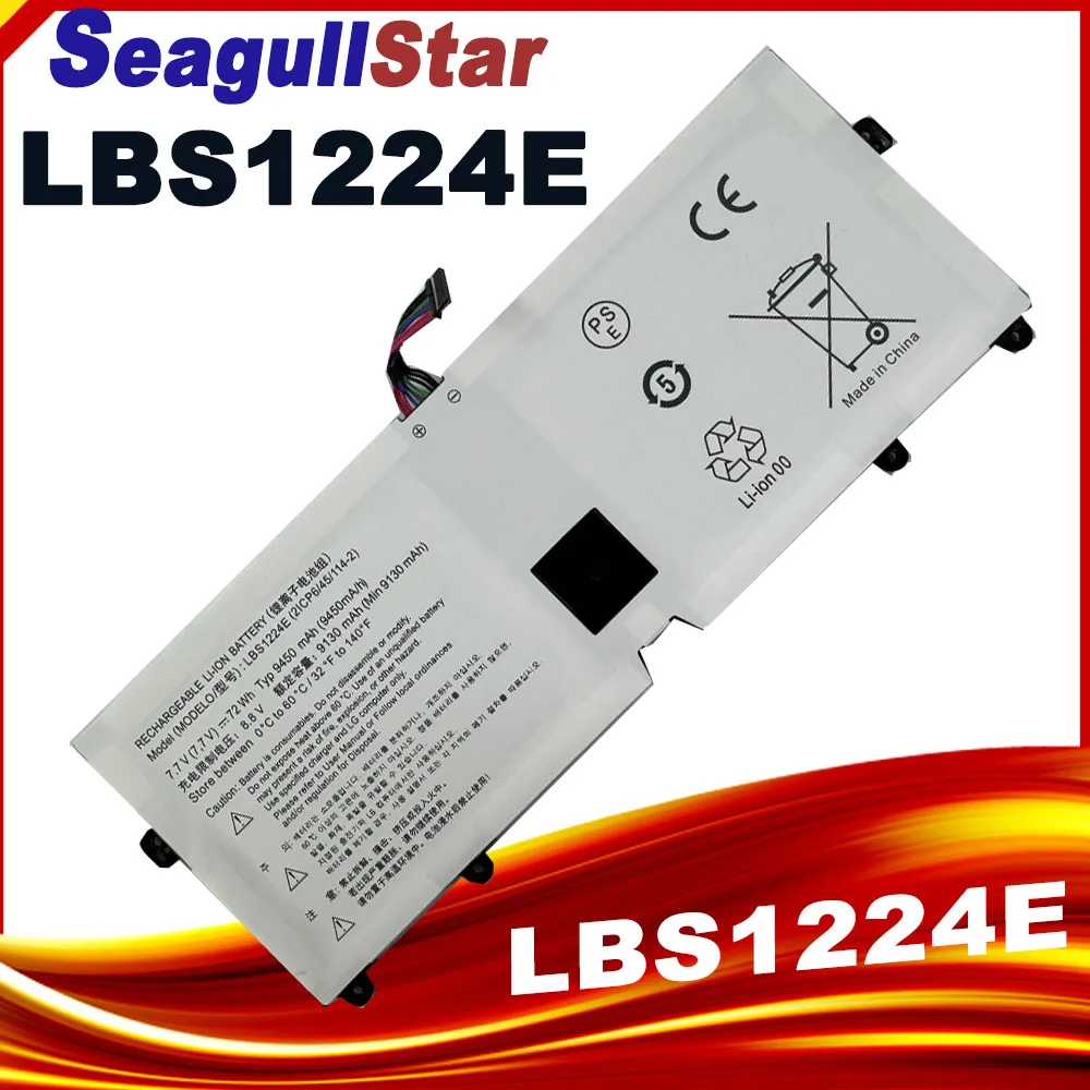 LBS1224E  72Wh Laptop Battery For LG Gram 13Z980 13Z990 14Z980 14Z990 15Z980 15Z990 17Z990 2018 13Z980-U 14Z980-A 9450mAh