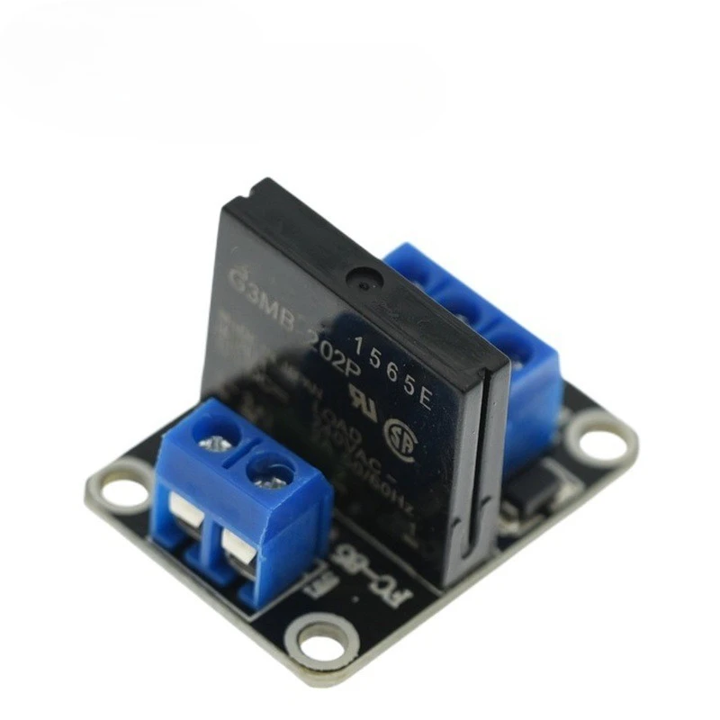 DC Control 1/2/4/6/8 5V12V24V High Level DC Control 2A Solid State Relay Module Fuse 240V