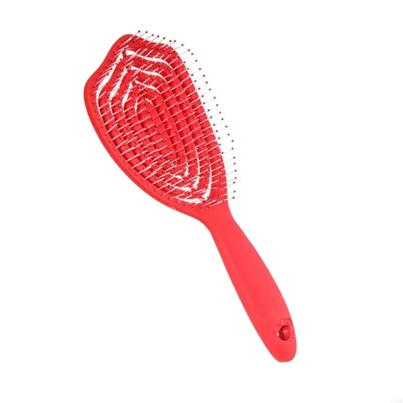 فرشاة U0DE المريحة للفرشاة مجوفة من مشط الشعر المنحني لنوع الشعر مختلف