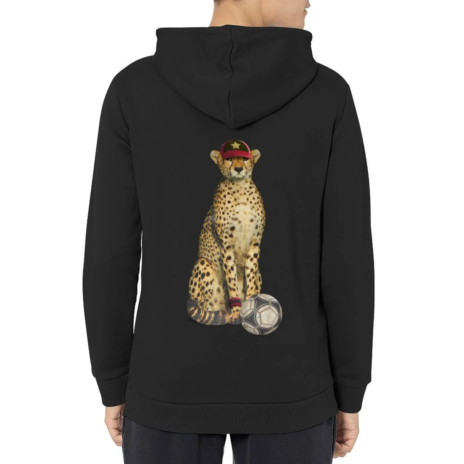 

Cheetah Soccer Time Hoodie mens designer clothes men's clothing men's autumn clothes male clothes pullover hoodies