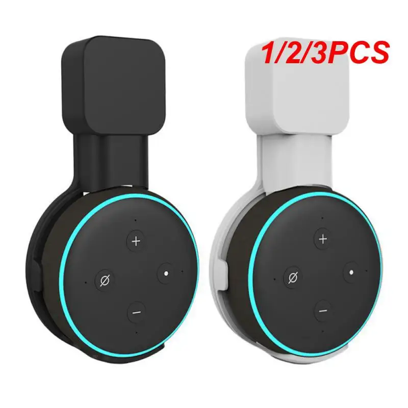 1/2/3PCS Outlet Wall Mount Table Stand Hanger for Amazon Alexa Echo Dot 3rd Gen Work with Amazon Echo Dot 3 , Holder Case Plug