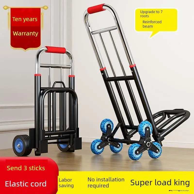 

Portable Sound System Folding Cart Outdoor Stall Goods Delivery Luggage Box Handcart Convenient Vegetable Buying Goods Moving
