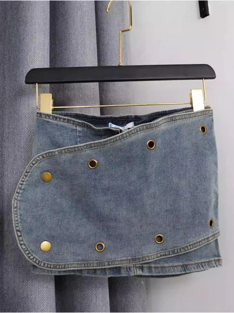 

American Retro Sexy Fashion Elegant Skirts Women Vintage Chic Design Denim Short Skirt Harajuku Y2k Casual Streetwear Shorts New