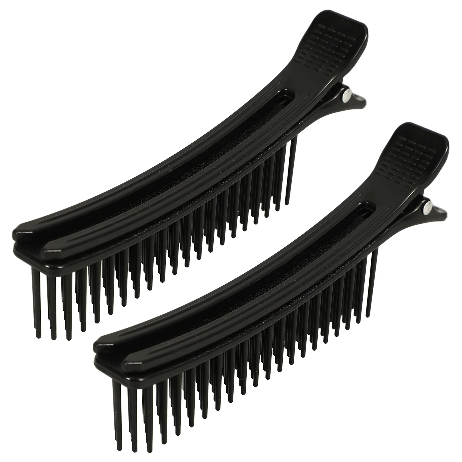 

2pcs Salon Sectioning Hairdressing Clips For Cutting Styling Dyeing Layering Hair Large Size Lightweight Durable