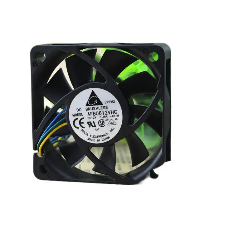 

Delta 6015 12V 0.36a 6cmCm 4-Wire CPU Case Fan Afb0612vhc