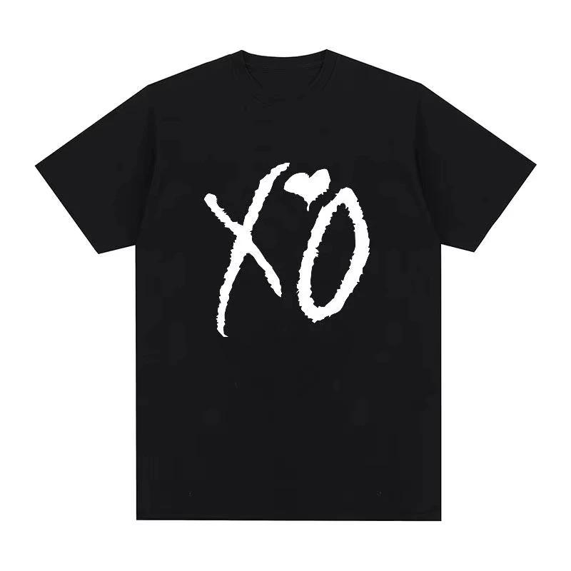 2026 Summer The Weeknd Short-sleeved T-shirt, Wicken Potted Plant Guy XO Hip-hop Album Men's and Women's Harajuk