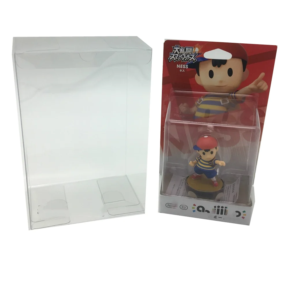 Collection Display Box For Nintendo Amiibo/Smash Brothers Game Storage Transparent Boxes TEP Shell Clear Collect Case