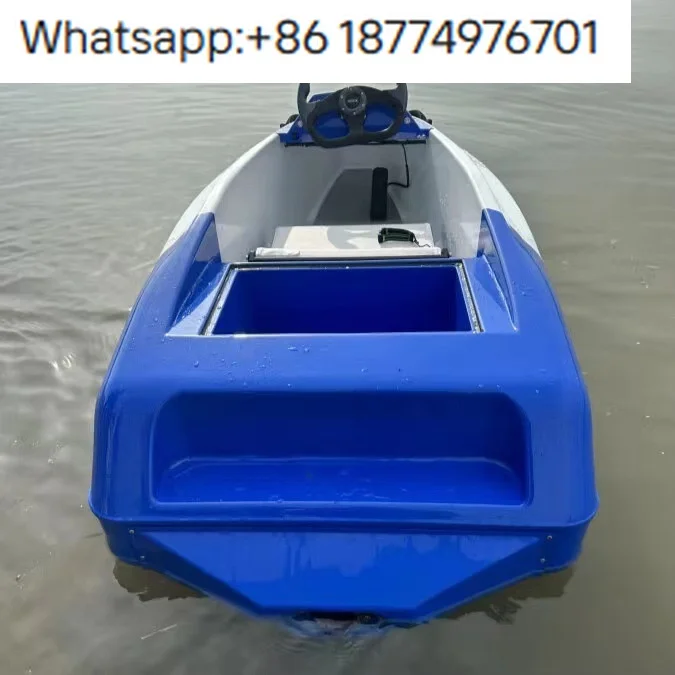 Small Electric Motorboat Portable High-Speed Sports Emergency Rescue Leisure Home Eco-Friendly PVC Water Entertainment Boat