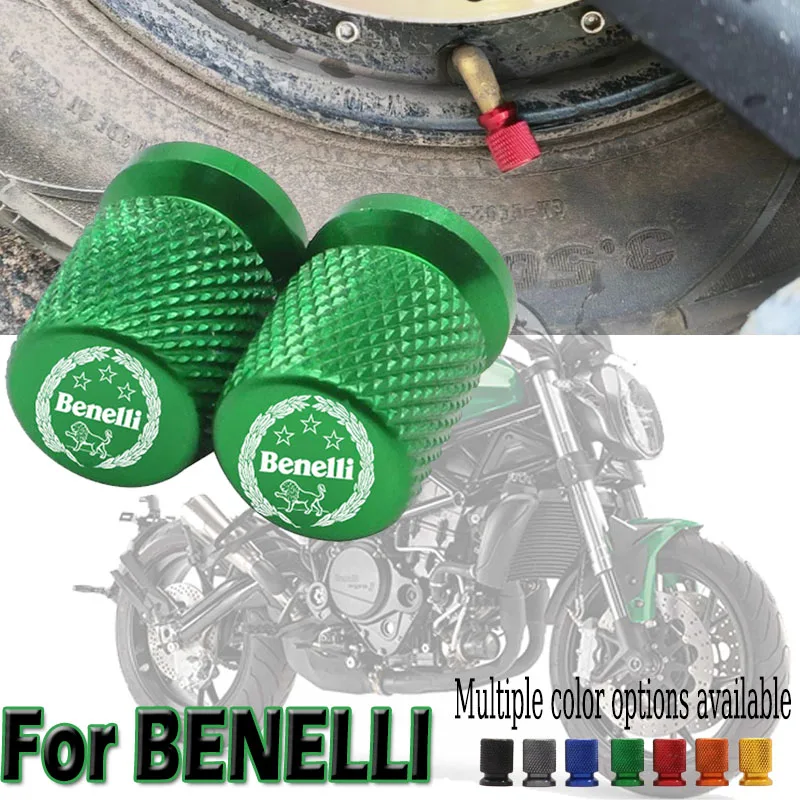 Motorcycle Accessories CNC Aluminum Tire Valve Air Port Stem Cover Cap Plug For BENELLI TRK Leoncino TNT 899 BN 302 752S 502C