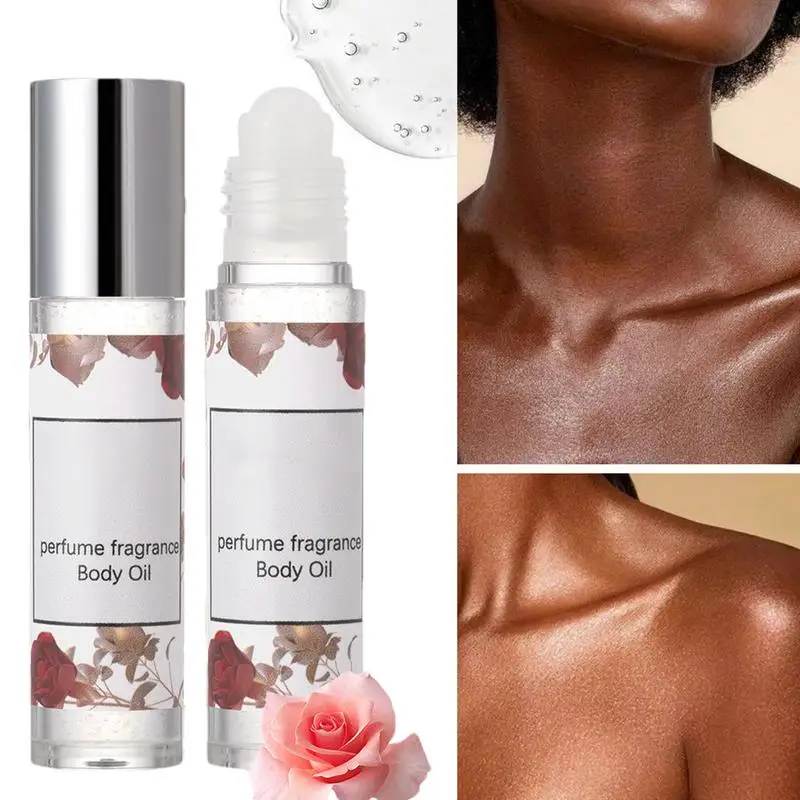 6.7ml Rose Floral Perfume Men Roll on Perfumes Oil Fragrance Women Body Oil for Gathering Elegant Womens Mist for Everyday Wear