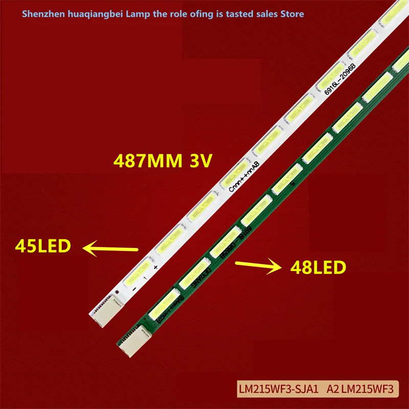 

LED backlight for LM215WF3-SJA1 /A2 LM215WF3 10p48LED light bar 100% new