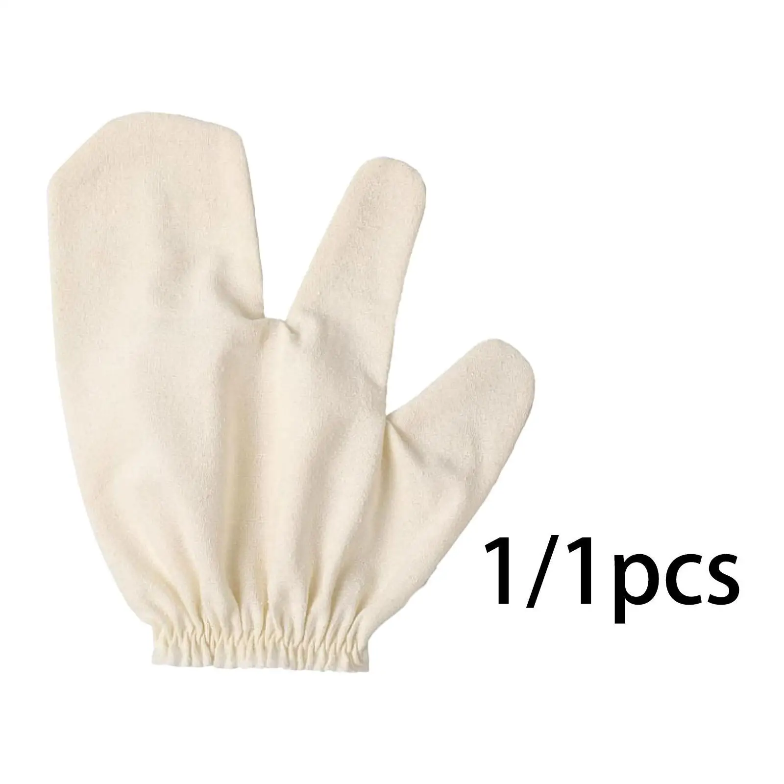 

Bath Scrubbing Glove Shower Towel Sturdy Comfortable Multifunction with Elastic Wristband Face Washing for Hotel Household