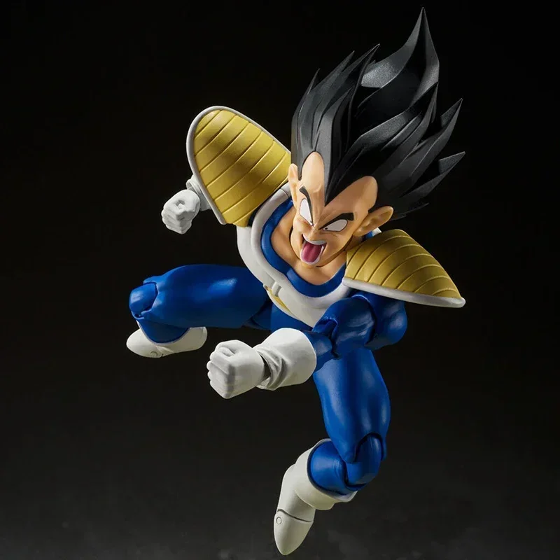 In Stock Bandai S.H.Figuarts Genuine Original DRAGON BALL Vegeta IV-24000 Combat Power Action Anime Figure Collectible Dolls